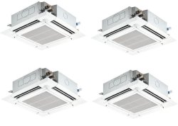 画像1: 東京・業務用エアコン　三菱　てんかせ4方向（コンパクト）スリムER　同時フォー　PLZD-ERP280JF　280形（10馬力）　三相200V