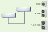 東京・業務用エアコン　東芝　かべかけ　同時ツイン　ワイヤードリモコン　一発節電　AKSB08055A　P80（3馬力）　スーパーパワーエコキュープ　三相200V