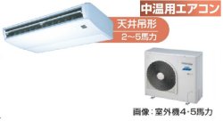 画像1: 東京・業務用エアコン　東芝　中温用エアコン　天井吊形　シングル　RCAC411D　（4馬力）　三相200Ｖ