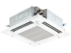 画像1: 東京・業務用エアコン　三菱　冷房専用エアコン　てんかせ4方向　シングルタイプ　PL-CRP112EF　112形（4馬力）　ワイヤード　標準パネル　三相200V　冷房専用シリーズ