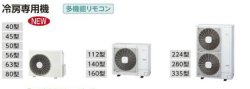 画像2: 東京・業務用エアコン　日立　冷房専用エアコン　てんつり　ツイン　RPC-AP80EAPJ3　80型（3馬力）　単相200V　「冷房専用機」　