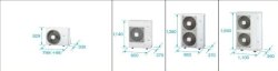 画像2: 東京・業務用エアコン　日立　寒冷地向けエアコン　てんかせJr　フォー　RCIC-AP80HNW5　80型（3馬力）　三相200V　「寒さ知らず・寒冷地向けエアコン」　