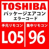 東芝　パッケージエアコン　エラーコード：LO5 / 96　優先室内重複（優先室内に表示）」　【インターフェイス基板】